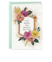 ホールマーク（Hallmark）　輸入カード　Signature　多目的　821395　World　Better　Place