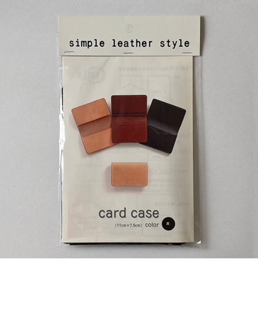 クラフト社　simple　leather　style　カードケース　黒