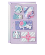 ホールマーク（Hallmark）　輸入カード　Signature　誕生お祝い　821166　Celebrating　the　Gift　You　Are　Bir