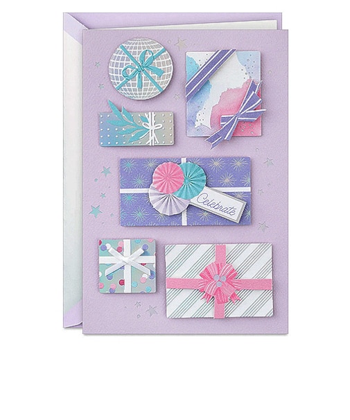 ホールマーク（Hallmark）　輸入カード　Signature　誕生お祝い　821166　Celebrating　the　Gift　You　Are　Bir