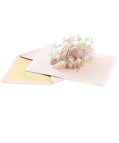 ホールマーク（Hallmark）　輸入カード　Signature　Paper　Wonder　おめでとう　82217　Cheers　hapy　to　be　cele