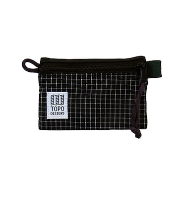 トポデザイン（TOPO　DESIGNS）　アクセサリーバッグ　マイクロ　Black/Grid