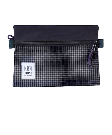 トポデザイン（TOPO　DESIGNS）　アクセサリーバッグ　ミディアム　Black/Grid
