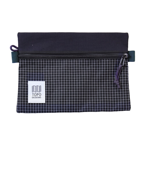 トポデザイン（TOPO　DESIGNS）　アクセサリーバッグ　ミディアム　Black/Grid