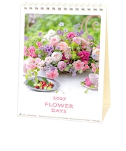 【2027年版・卓上】　アクティブコーポレーション　FLOWER　DAYS　27ACL-538