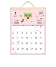 【2027年版・壁掛】 アクティブコーポレーション 和風ハンドメイド・春夏秋冬 27ACL-18