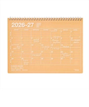【2026年9月始まり】 マークス(MARK'S) ノートブックカレンダー M マンスリーブロック 27ADR-NB1-OR マンダリンオレンジ 月曜始まり