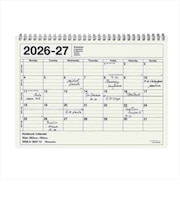 【2026年9月始まり】 マークス(MARK'S) ノートブックカレンダー M マンスリーブロック 27ADR-NB1-WH ホワイト 月曜始まり