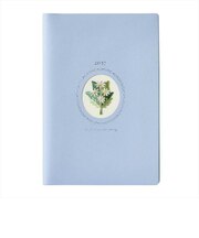 【2026年12月始まり】 マークス(MARK'S) ワンポイント刺繍 B6変型 ウィークリーレフト 27WDR-CH05-BL マーガレット 月曜始まり