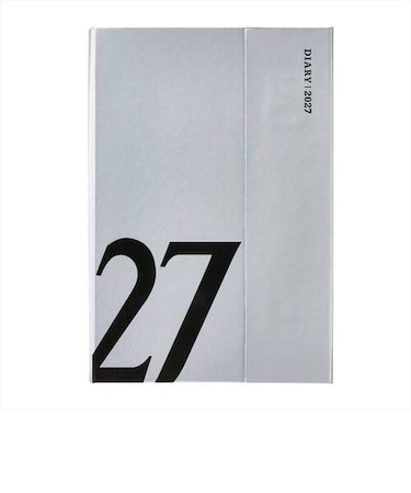 【2026年12月始まり】　マークス（MARK'S）　マグネット27　B6変型　ウィークリーレフト　27WDR-CH02-SV　シルバー　月曜始まり