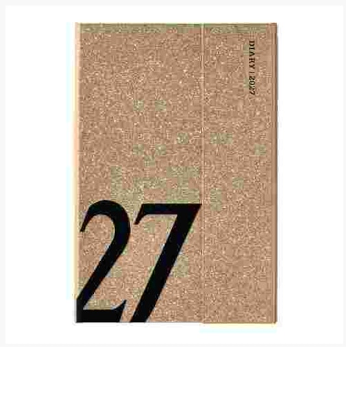 【2026年12月始まり】　マークス（MARK'S）　マグネット27　B6変型　ウィークリーレフト　27WDR-CH02-GD　ラメゴールド　月曜始まり