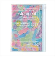 【2026年12月始まり】　マークス（MARK'S）　ストレージイット　岡村芳樹　B6変型　マンスリーブロック　27WDR-CMU05-PK　メルティ・キャンデ