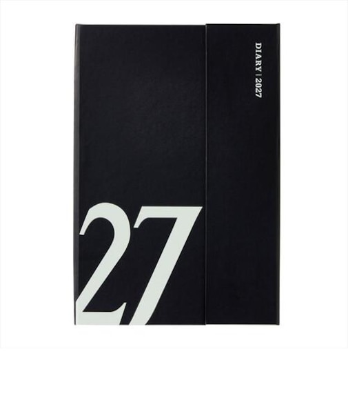 【2026年12月始まり】　マークス（MARK'S）　マグネット27　B6変型　ウィークリーレフト　27WDR-CH02-BK　ブラック　月曜始まり
