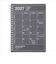 【2027年1月始まり】　マークス（MARK'S）　ノートブックカレンダー　S　縦型　マンスリーブロック　27WDR-NB11-BK　ブラック　月曜始まり