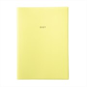 【2026年12月始まり】 エディット(EDiT) ニュアンスカラー A5変型 ウィークリーバーチカル 27WDR-ETH02-YE レモンイエロー 月曜始まり