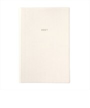 【2027年1月始まり】 エディット(EDiT) ニュアンス B6変型 デイリー1日1ページ 27WDR-ETA02-WH パールホワイト 月曜始まり
