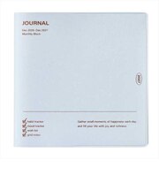 【2026年12月始まり】 ファンログ(funlog) PVCシンプルカバー スクエア105 マンスリーブロック 27WDR-SM02-BL ブルー 月曜始まり