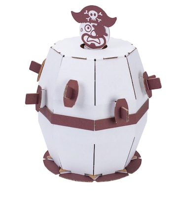 ハコモ（hacomo）　ダンボール工作キット　WOW　4508　飛び出せ海賊くん