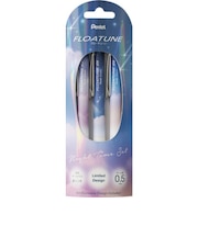 ぺんてる（Pentel）　フローチューン（FLOATUNE）　スカイリーデザイン　0.5mm　ナイトタイムセット　【数量限定】