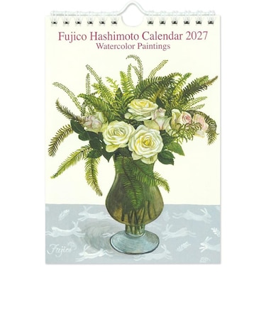 【2027年版・壁掛卓上兼用】　フロンティア　橋本不二子　Roses　S　CAL-238