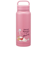 スケーター（Skater）　スクリューハンドル付マグボトル　くまのプーさん　500mL　STSC5　くすみピンク