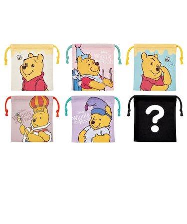 スケーター（Skater）　くまのプーさん　ブラインド　ランチ巾着　M　KBB21　単品