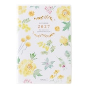 【2027年1月始まり】 ミドリ(MIDORI) ポケットダイアリー B6 ウィークリーレフト 22450 カントリータイム花柄 月曜始まり