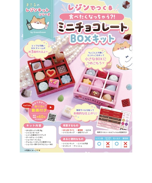 GreenOcean まさるのレジンキット ミニチョコレートBOXキット 【ハンズ