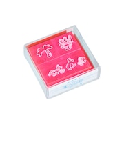 キングジム(KING JIM) 透明スタンプ「氷印」 3個セット CLSSCC-002 タビセット