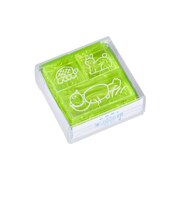 キングジム（KING　JIM）　透明スタンプ「氷印」　3個セット　CLSSCC－001　ハラッパセット