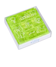 キングジム（KING　JIM）　透明スタンプ「氷印」　6個セット　CLSSAC－001　トモダチセット