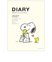 【2026年10月始まり】　ホールマーク（Hallmark）　SNOOPY　A5　マンスリーブロック　853570　クリームハグ　月曜始まり