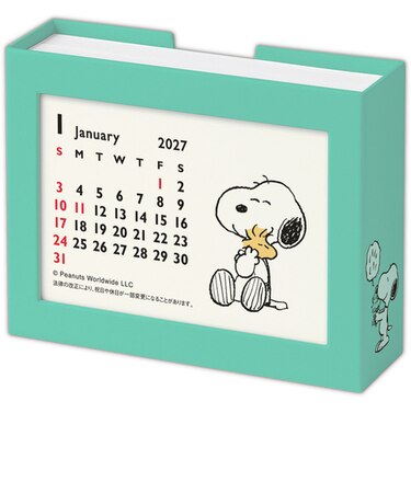 【2027年版・卓上】　ホールマーク（Hallmark）　卓上メモカレンダー　853488　スヌーピー