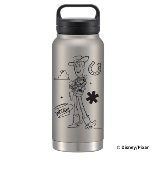 ハンズ限定　スケーター（Skater）　スクリューハンドル付マグボトル　ウッディ　800mL