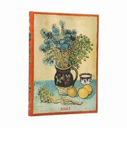 【2027年1月始まり】　ペーパーブランクス（Paperblanks）　ハードカバーダイアリー　B6　ウィークリーレフト　ヴァン・ゴッホの静物画　月曜始まり