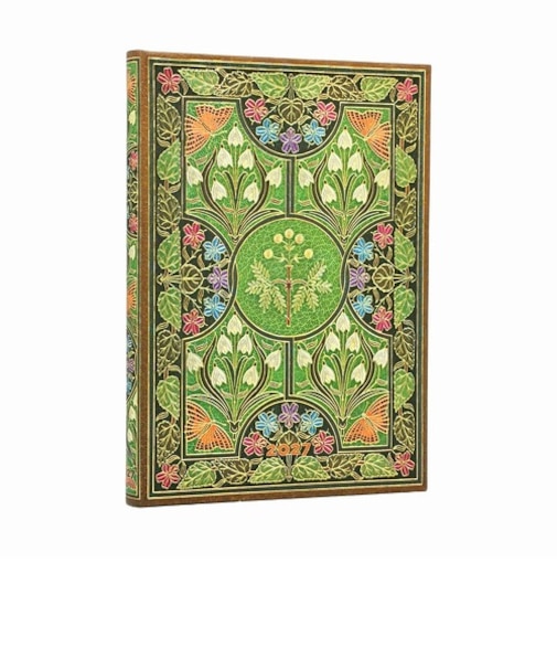 【2027年1月始まり】　ペーパーブランクス（Paperblanks）　ハードカバーダイアリー　B6　ウィークリーレフト　ミモザ　月曜始まり