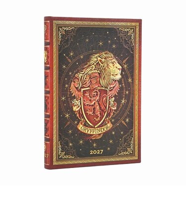 【2027年1月始まり】　ペーパーブランクス（Paperblanks）　ハードカバーダイアリー　ハリー・ポッターコレクション　A6　ウィークリーレフト　グリフィ
