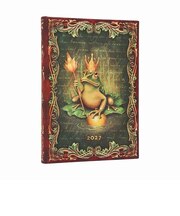 【2027年1月始まり】　ペーパーブランクス（Paperblanks）　ハードカバーダイアリー　B6　ウィークリーレフト　グリム兄弟　かえるの王子さま　月曜始ま