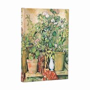 【2027年1月始まり】　ペーパーブランクス（Paperblanks）　ハードカバーダイアリー　A6　ウィークリーレフト　セザンヌ　テラコッタの鉢と花　月曜始ま