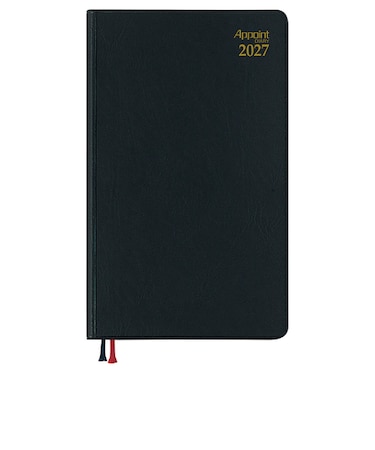 【2026年12月始まり】　ダイゴー　Appoint　ベーシックシリーズ　その他　マンスリーブロック　E1343　ブラック　月曜始まり