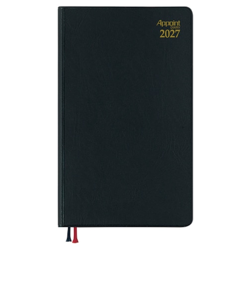 【2026年12月始まり】　ダイゴー　Appoint　ベーシックシリーズ　その他　マンスリーブロック　E1343　ブラック　月曜始まり