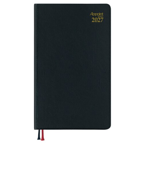 【2026年12月始まり】　ダイゴー　Appoint　ベーシックシリーズ　その他　ウィークリーレフト　E1010　ブラック　月曜始まり