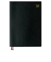 【2026年12月始まり】　ダイゴー　Appoint　ベーシックシリーズ　A5　ウィークリーバーチカル　E1041　ブラック　月曜始まり