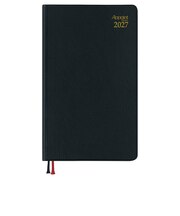 【2026年12月始まり】　ダイゴー　Appoint　ベーシックシリーズ　その他　ウィークリーレフト　E1009　ブラック　月曜始まり
