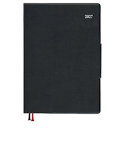 【2026年12月始まり】　ダイゴー　Appoint　ライト　B6　ウィークリーレフト　E8447　ブラック　月曜始まり