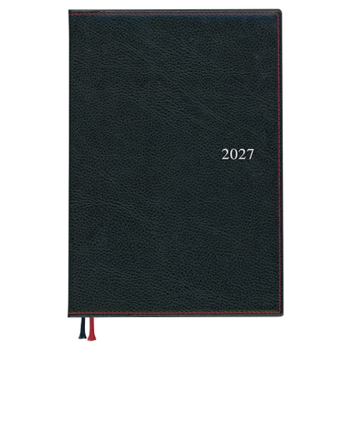 【2026年12月始まり】　ダイゴー　Appoint　ベーシックシリーズ　A5　ウィークリーレフト　E1651　ブラック　月曜始まり