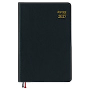 【2026年12月始まり】　ダイゴー　Appoint　ベーシックシリーズ　その他　ウィークリーレフト　E1008　ブラック　月曜始まり