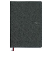 【2026年12月始まり】　ダイゴー　Appoint　ベーシックシリーズ　B5　ウィークリーバーチカル　E1656　ブラック　月曜始まり