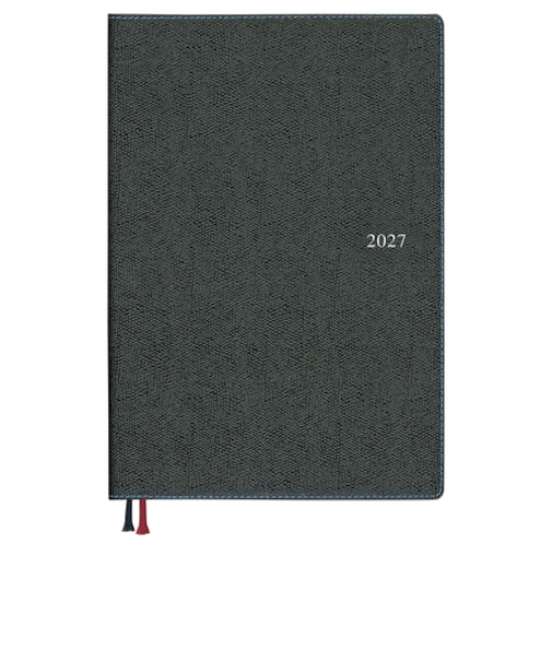 【2026年12月始まり】　ダイゴー　Appoint　ベーシックシリーズ　B5　ウィークリーバーチカル　E1656　ブラック　月曜始まり