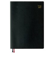 【2026年12月始まり】　ダイゴー　Appoint　ベーシックシリーズ　A5　マンスリーブロック　E1043　ブラック　月曜始まり